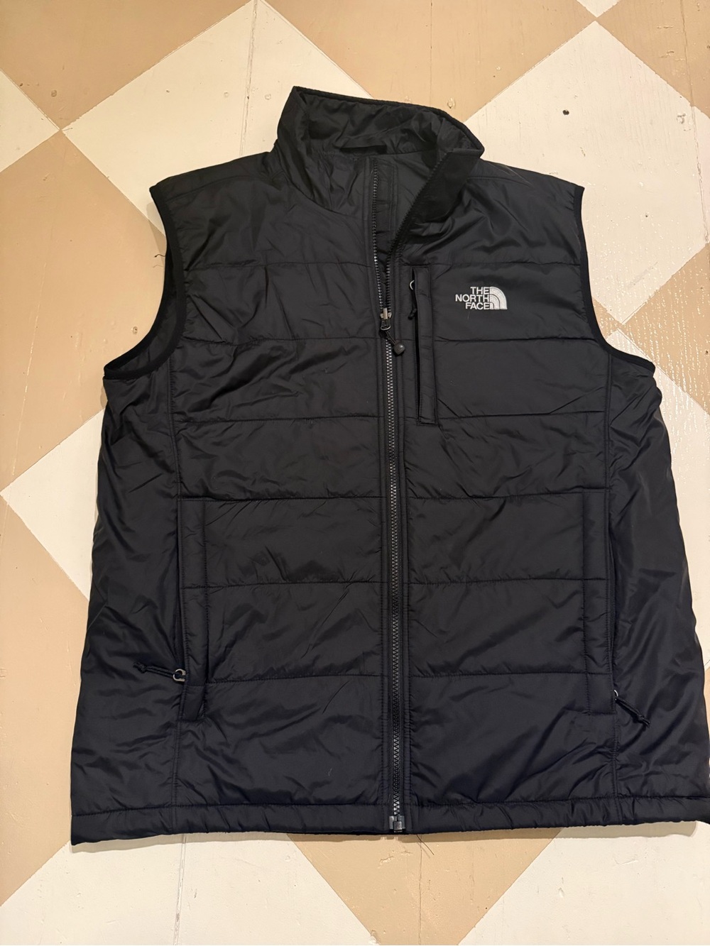The North Face Men's Black Quilted Insulated Vest